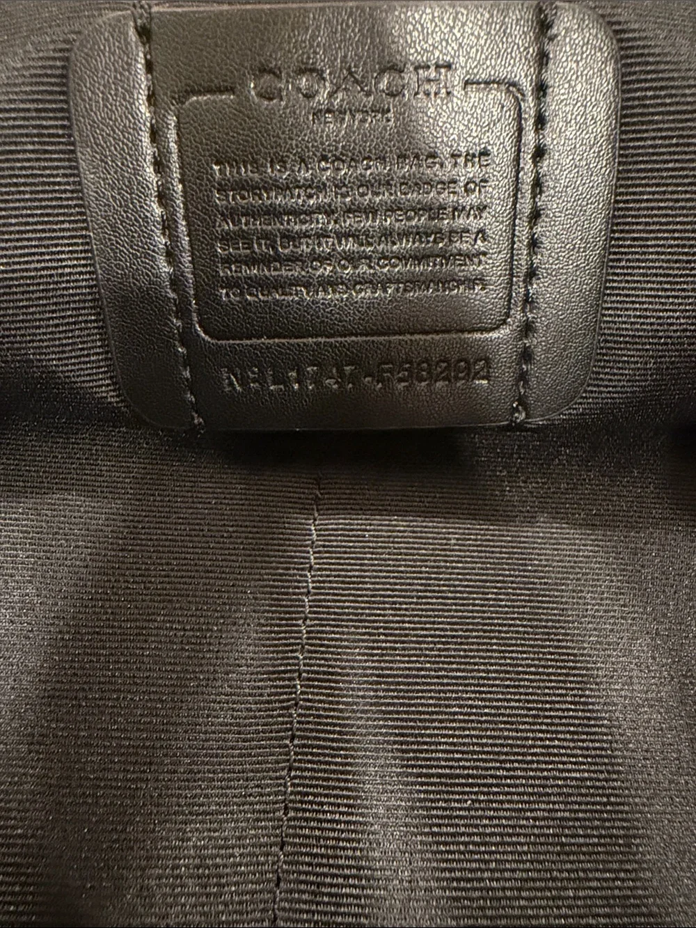 COACH Charcoal/Black Signature Canvas Tote